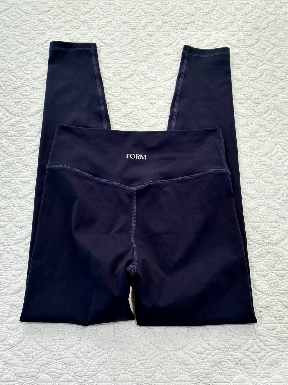 FORM by Sami Clarke Navy Core High Waisted Leggings Yoga Pilates Athletic M